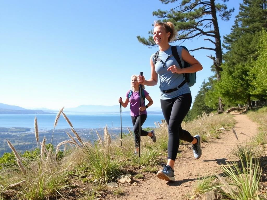 Скандинавская ходьба для здоровья и похудения. Physiological benefits beyond burning calories