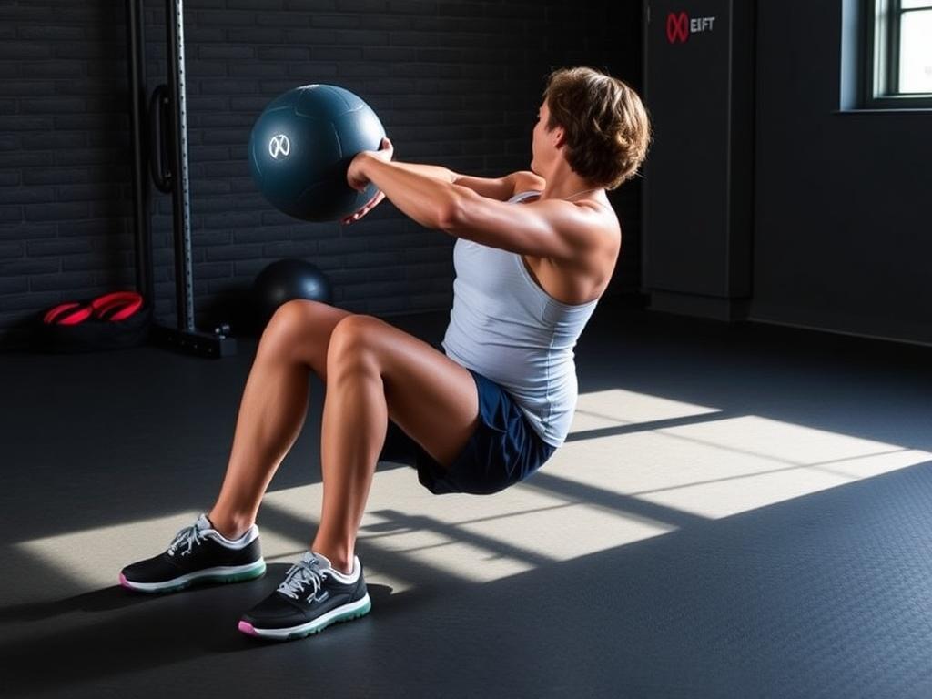 Тренировки с медболом для всего тела. Twelve essential medicine ball exercises for full-body training