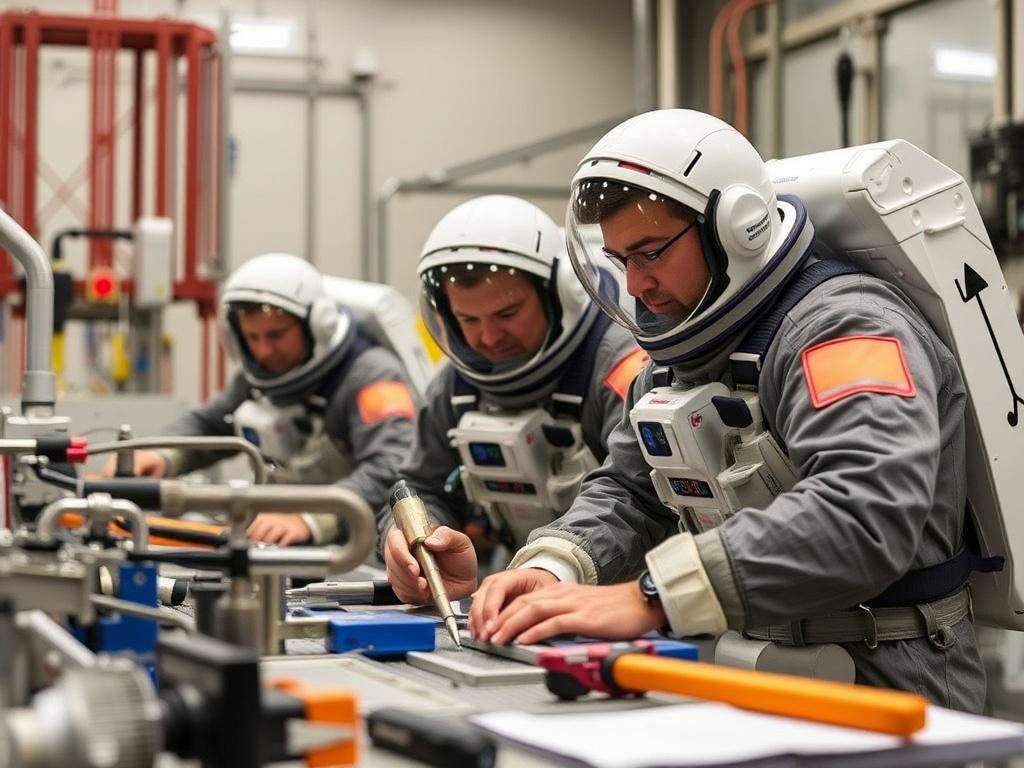 Тренировки для космонавтов. Tools and facilities that make training possible Тренировки для космонавтов. Tools and facilities that make training possible